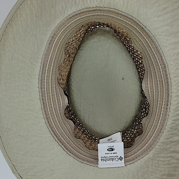 Columbia Sportwear Unisex SeaGrass Ecru Hat Grosgrain Compass Band - Picture 10 of 10